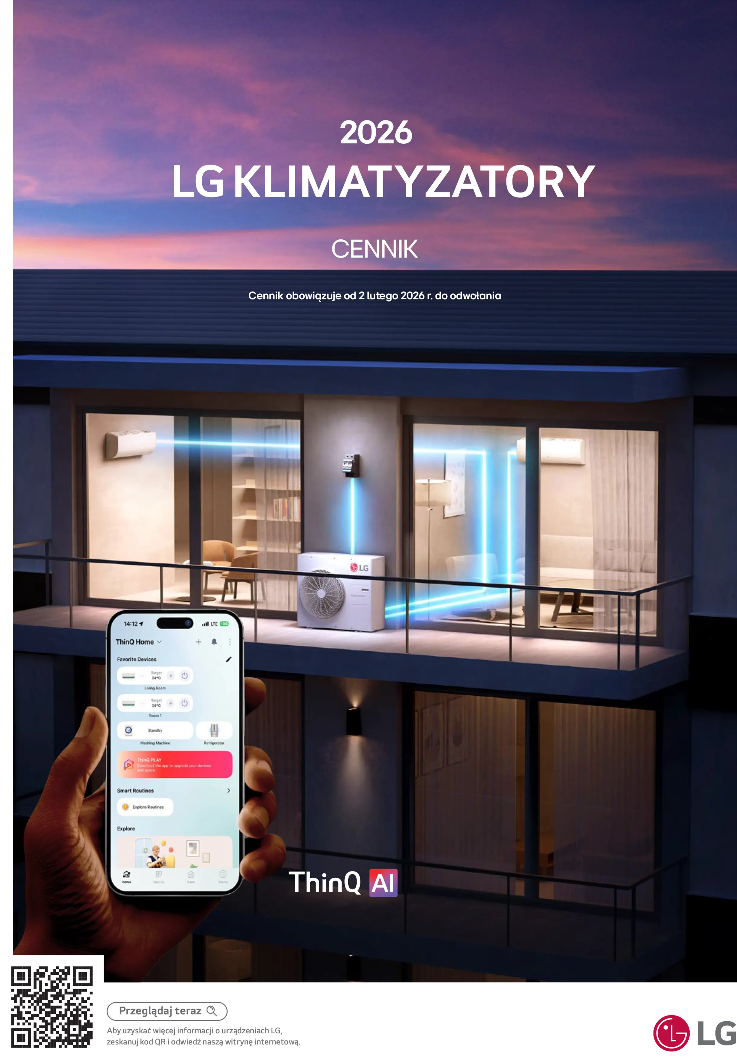 cennik klimatyzacji LG